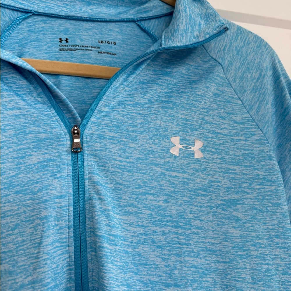 Under Armour blue half-zip